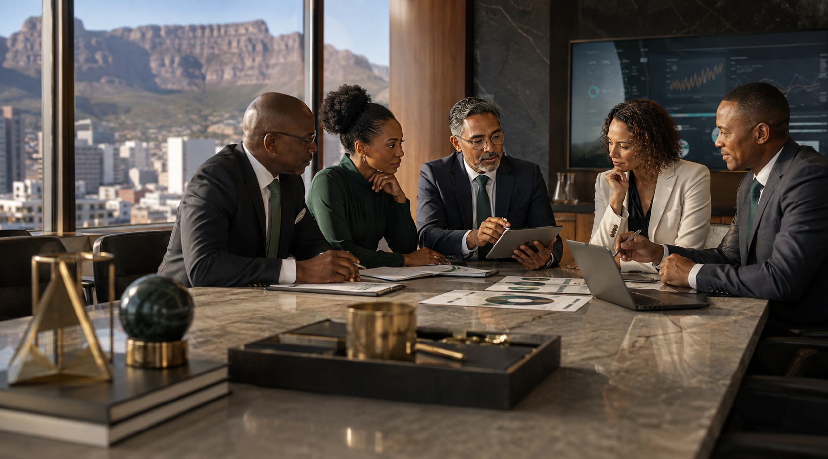 Corporate and business advisory meeting in Cape Town